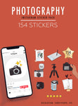 154 Photography Instagram Sticker pack
